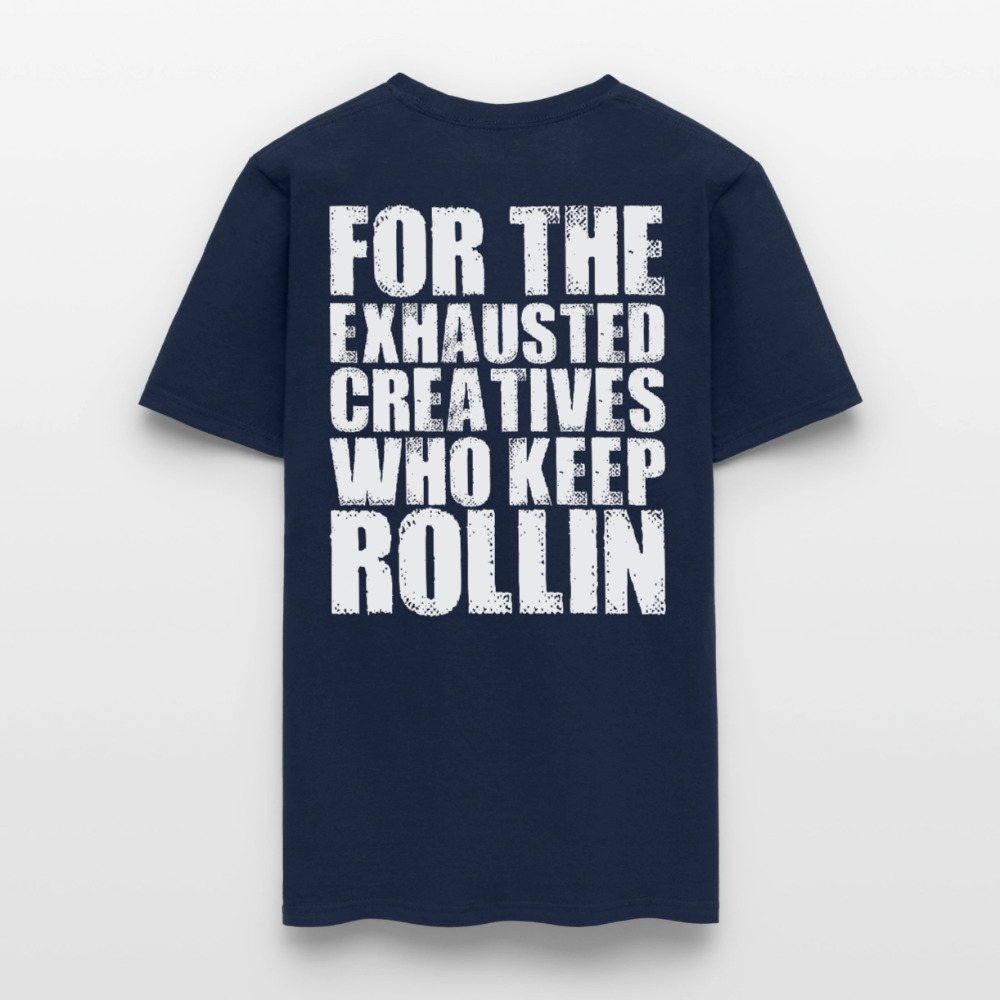 Exhausted Creators Tee - navy