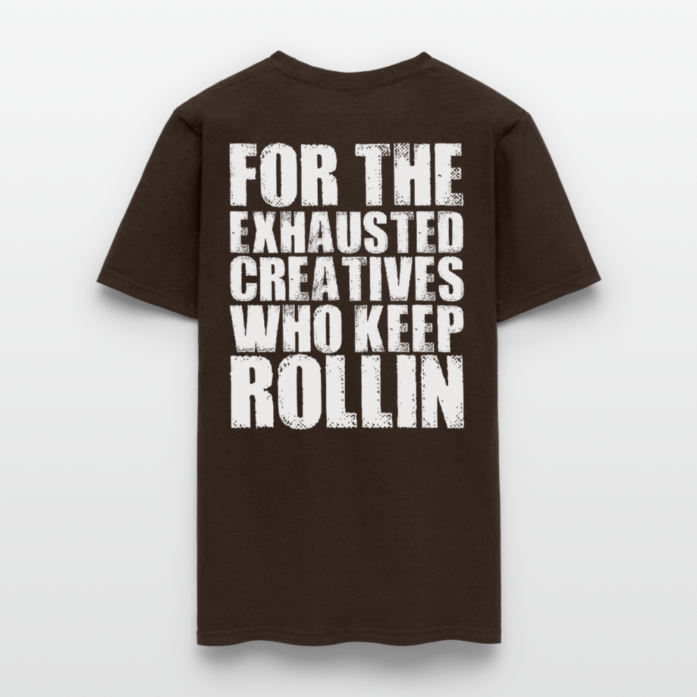 Exhausted Creators Tee - brown
