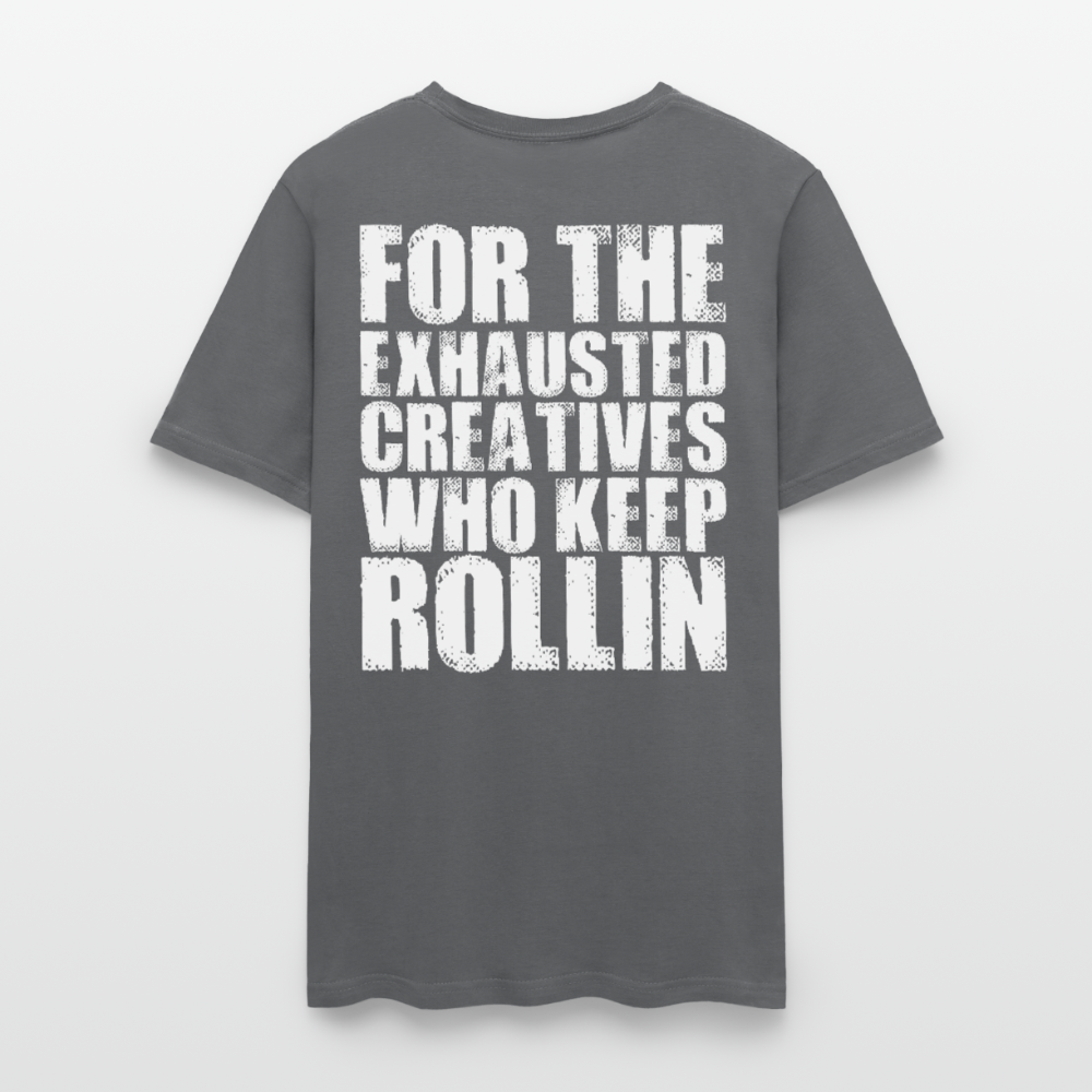 Exhausted Creators Tee - charcoal