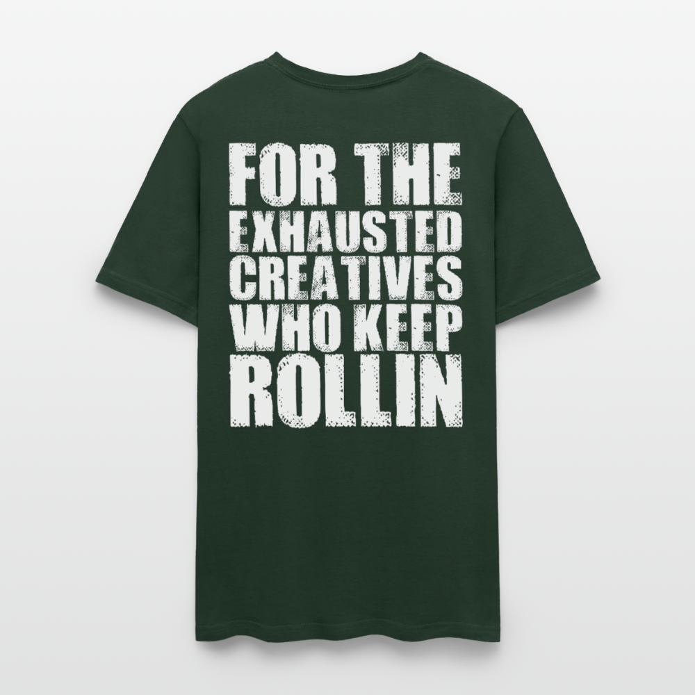 Exhausted Creators Tee - forest green