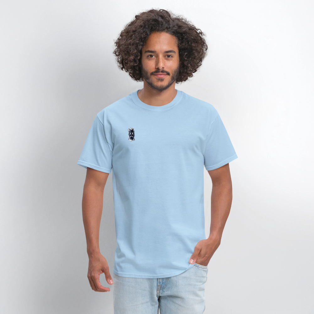 Exhausted Creators Tee - powder blue