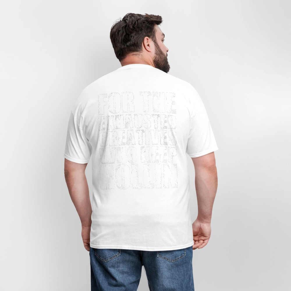 Exhausted Creators Tee - white