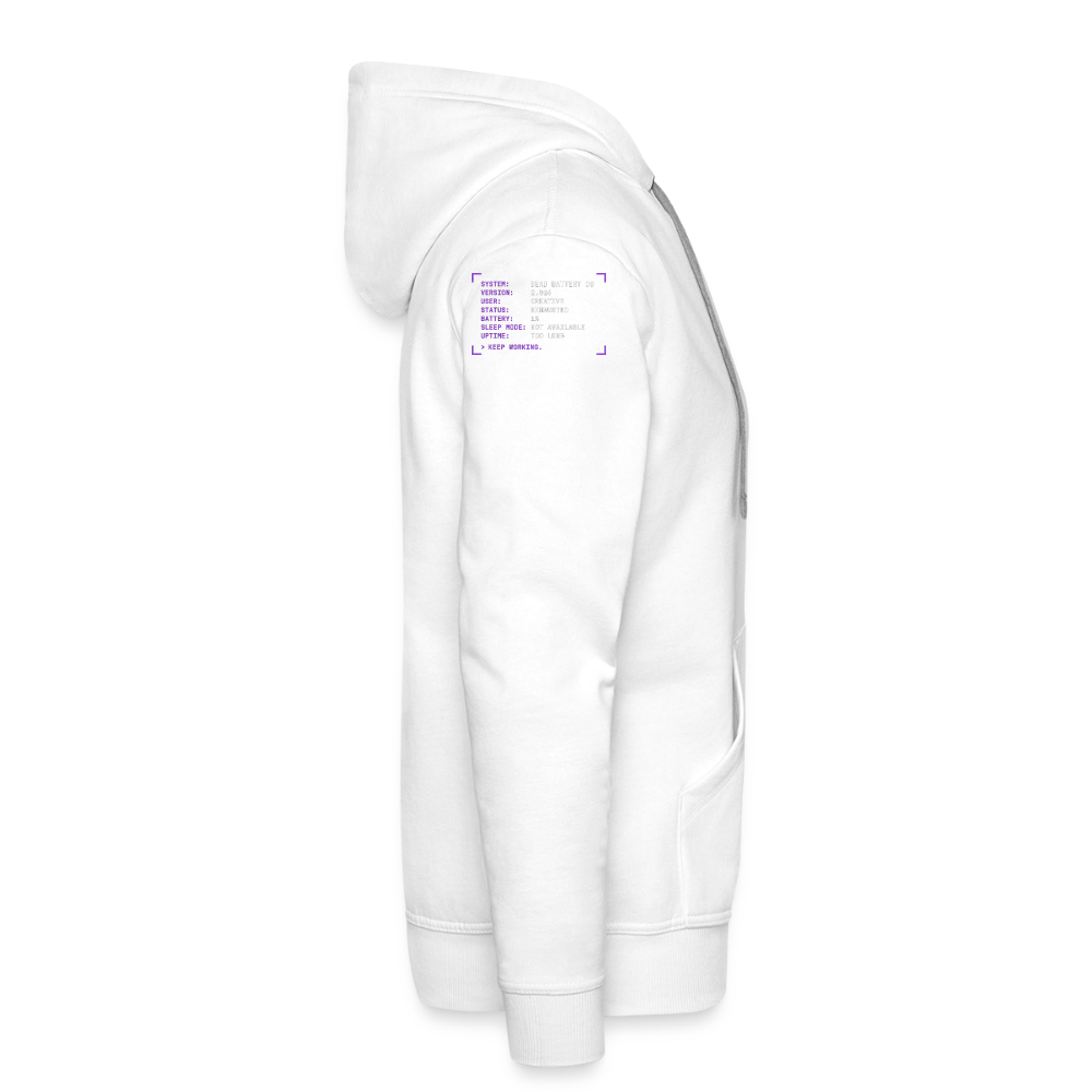 Sleep Not Found Hoodie - white
