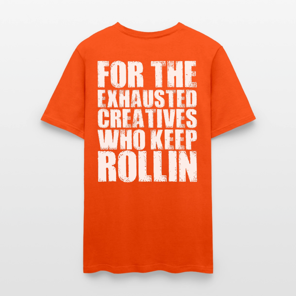 Exhausted Creators Tee - orange
