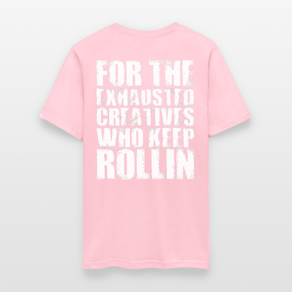 Exhausted Creators Tee - pink