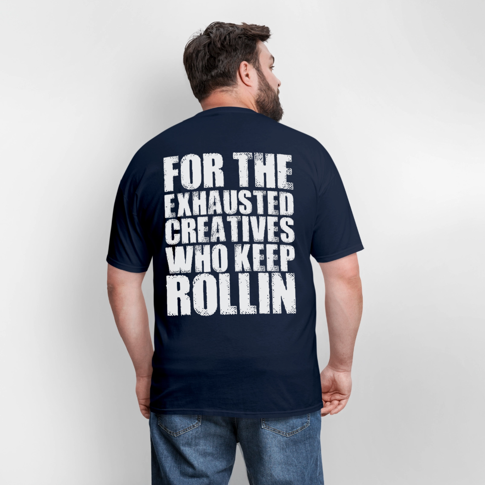 Exhausted Creators Tee - navy