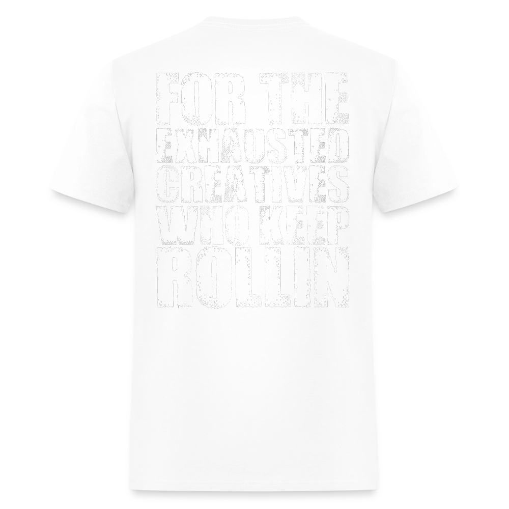Exhausted Creators Tee - white