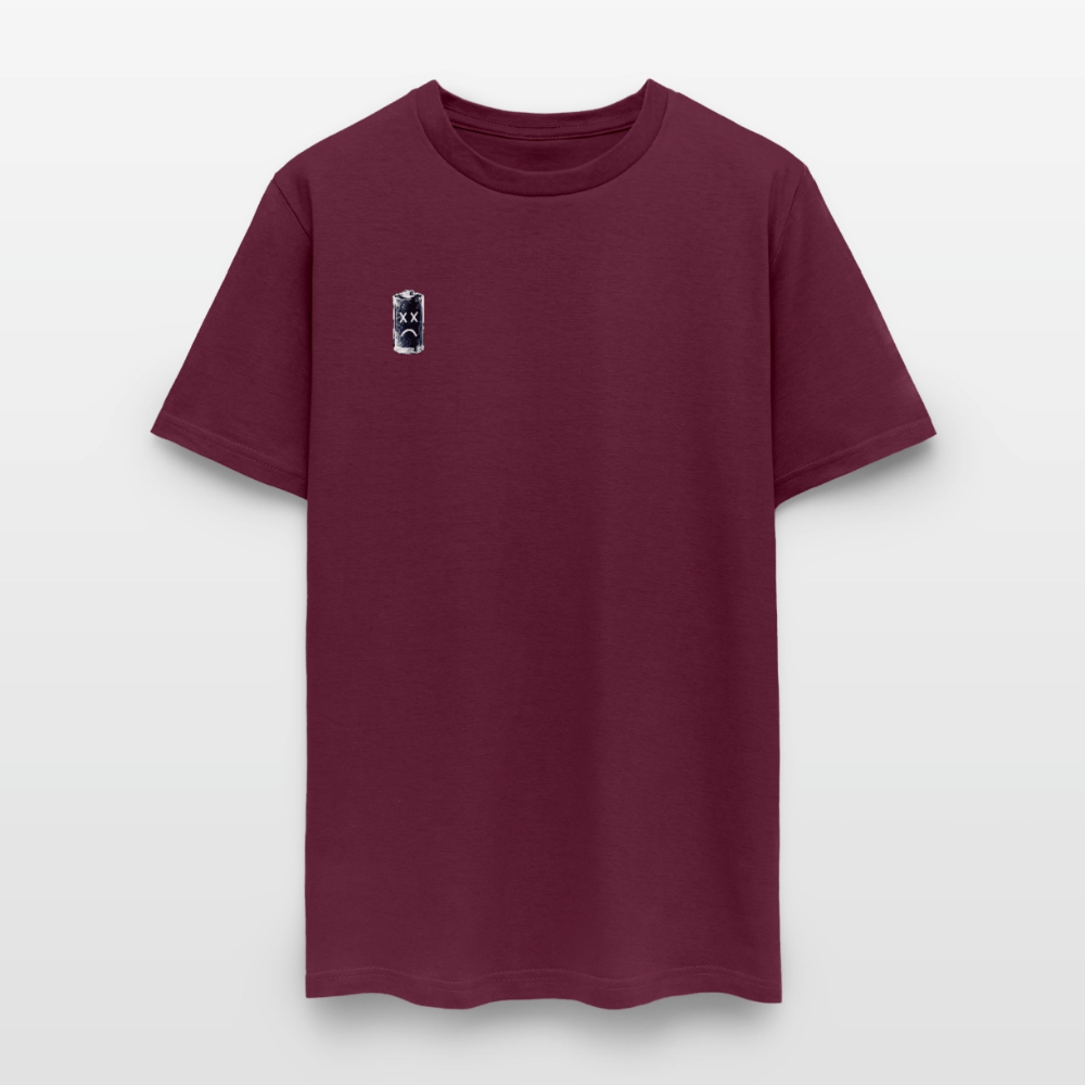Exhausted Creators Tee - burgundy