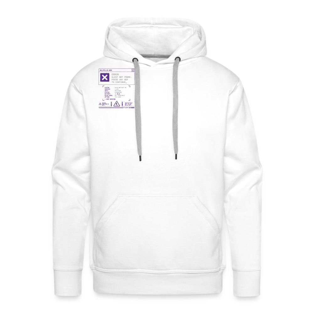 Sleep Not Found Hoodie - white