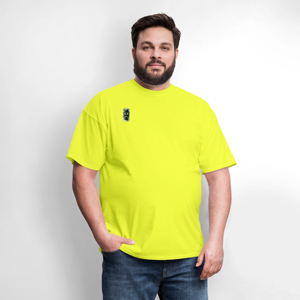 Exhausted Creators Tee - safety green
