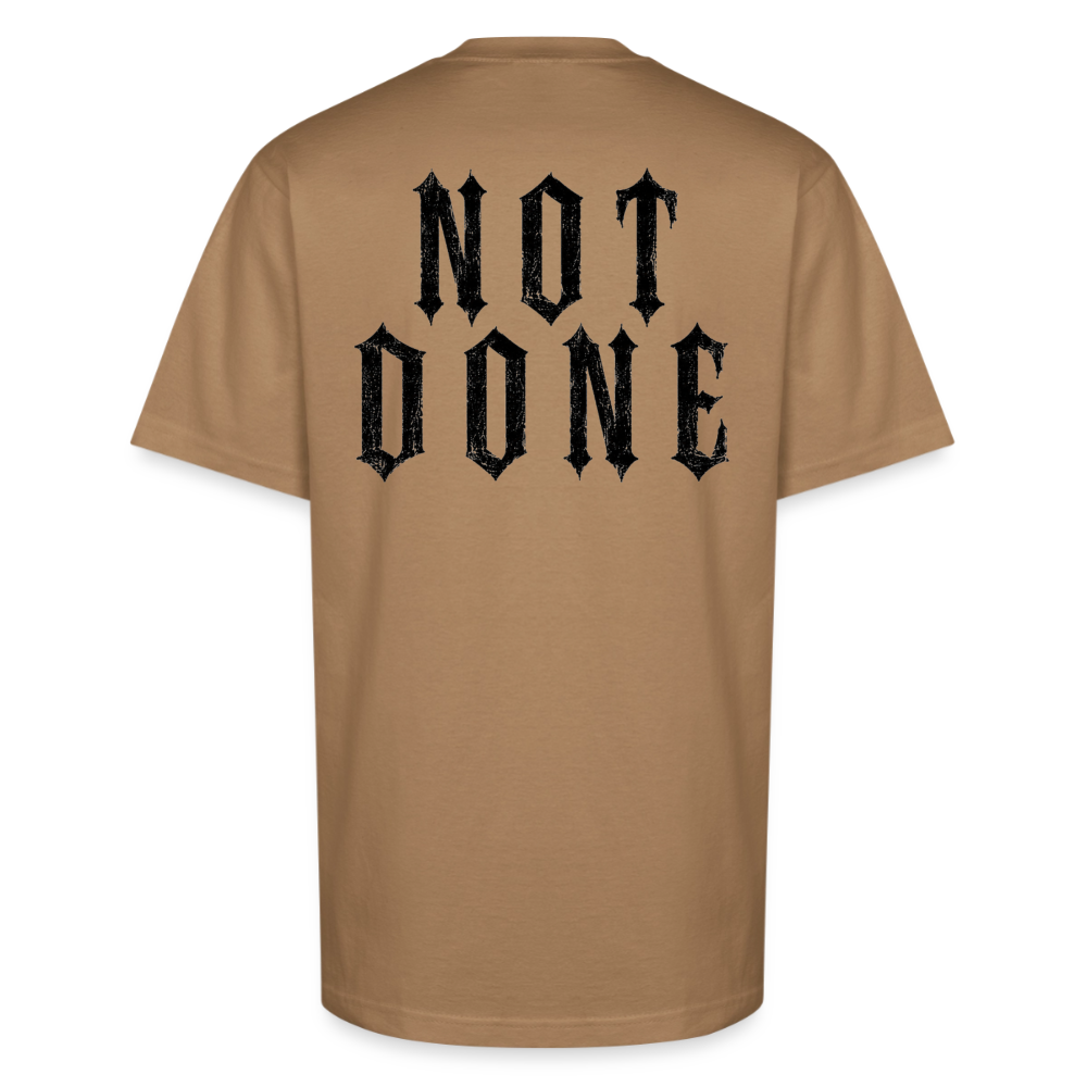Tired, Not Done Tee - khaki