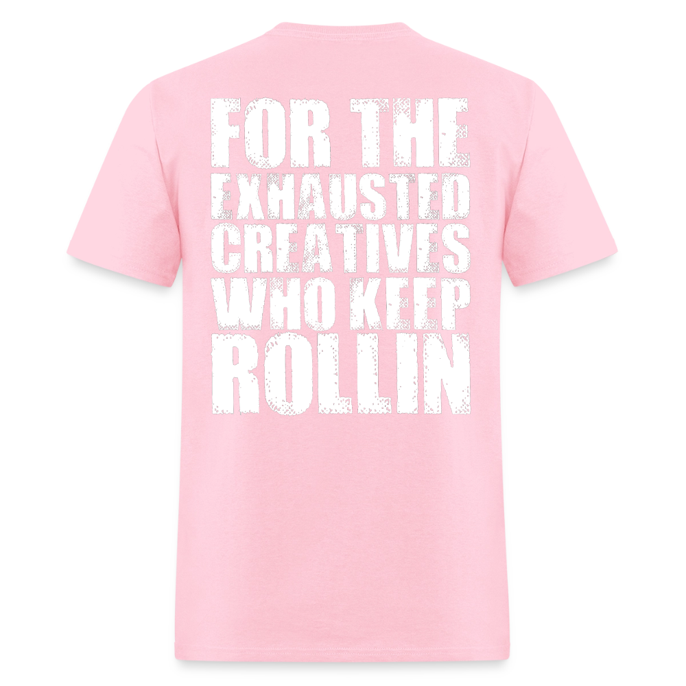 Exhausted Creators Tee - pink