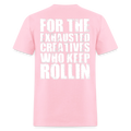 Exhausted Creators Tee - pink