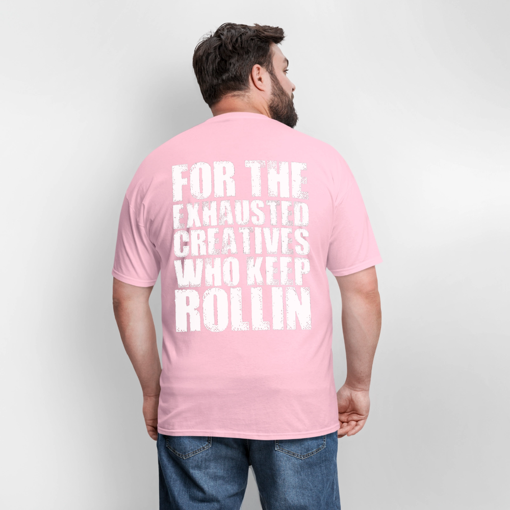 Exhausted Creators Tee - pink