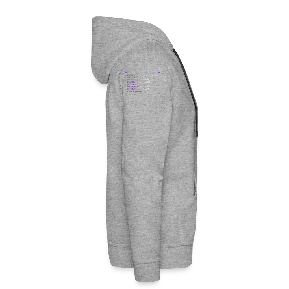 Sleep Not Found Hoodie - heather grey