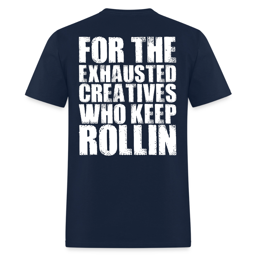 Exhausted Creators Tee - navy