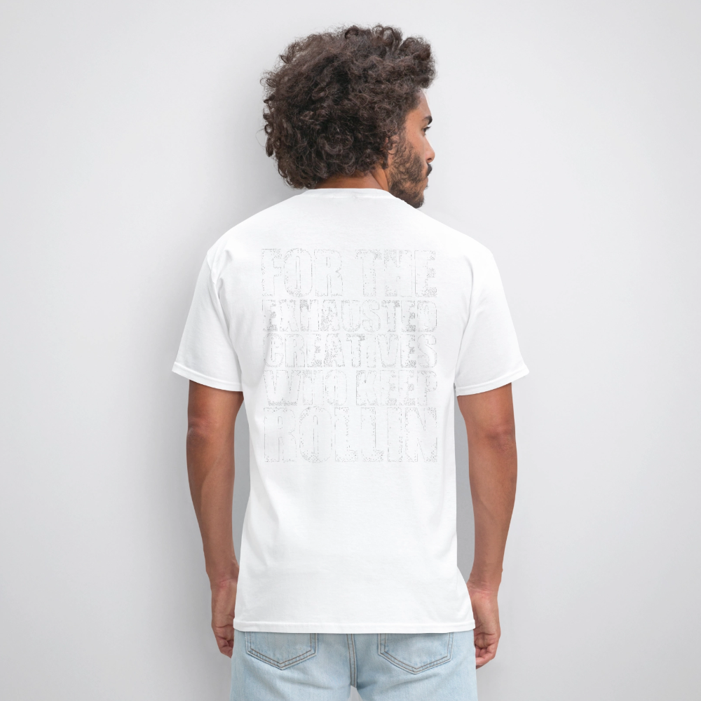 Exhausted Creators Tee - white