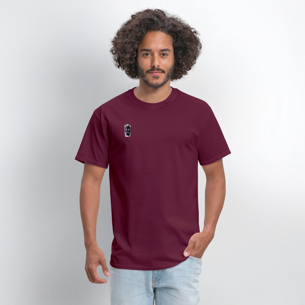 Exhausted Creators Tee - burgundy