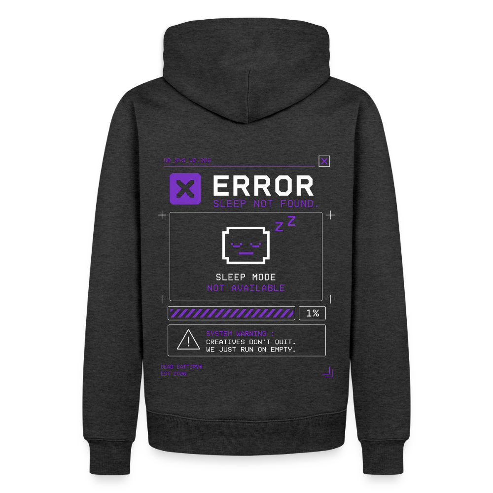 Sleep Not Found Hoodie - heather anthracite