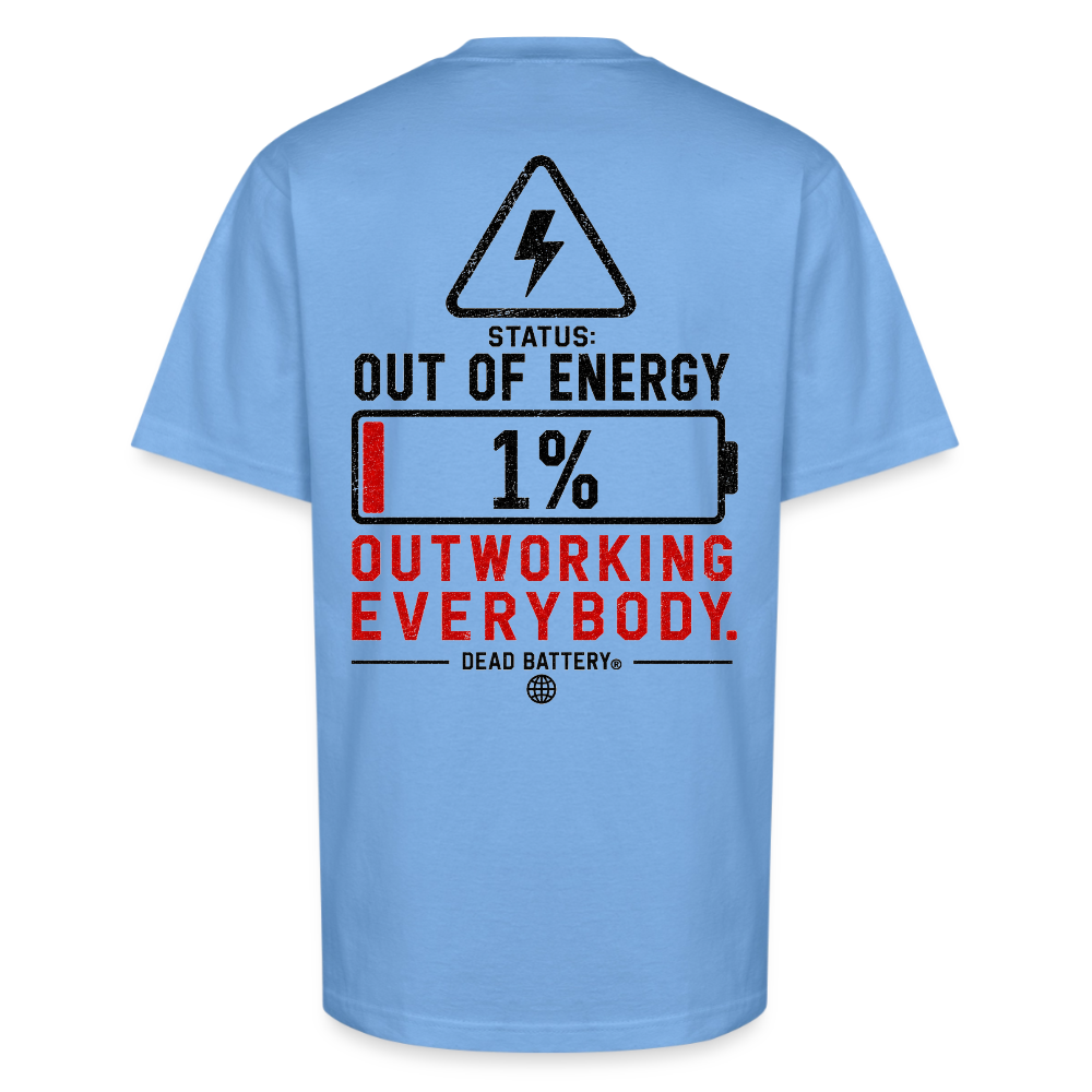 1% Tee - sky blue