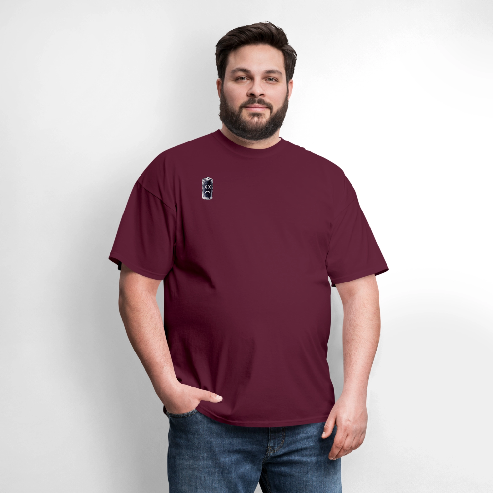 Exhausted Creators Tee - burgundy