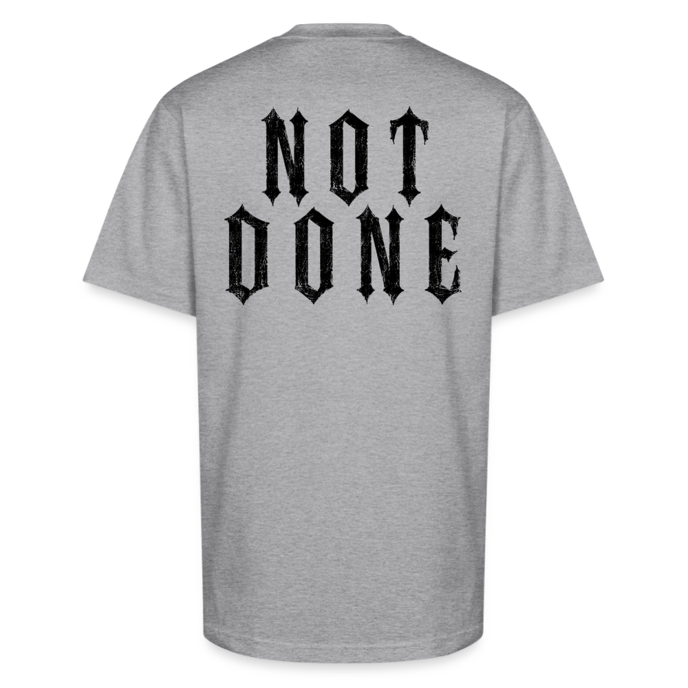 Tired, Not Done Tee - heather gray
