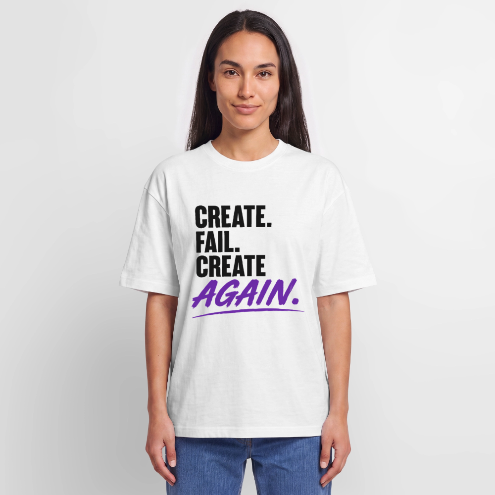 Create Again Tee - white