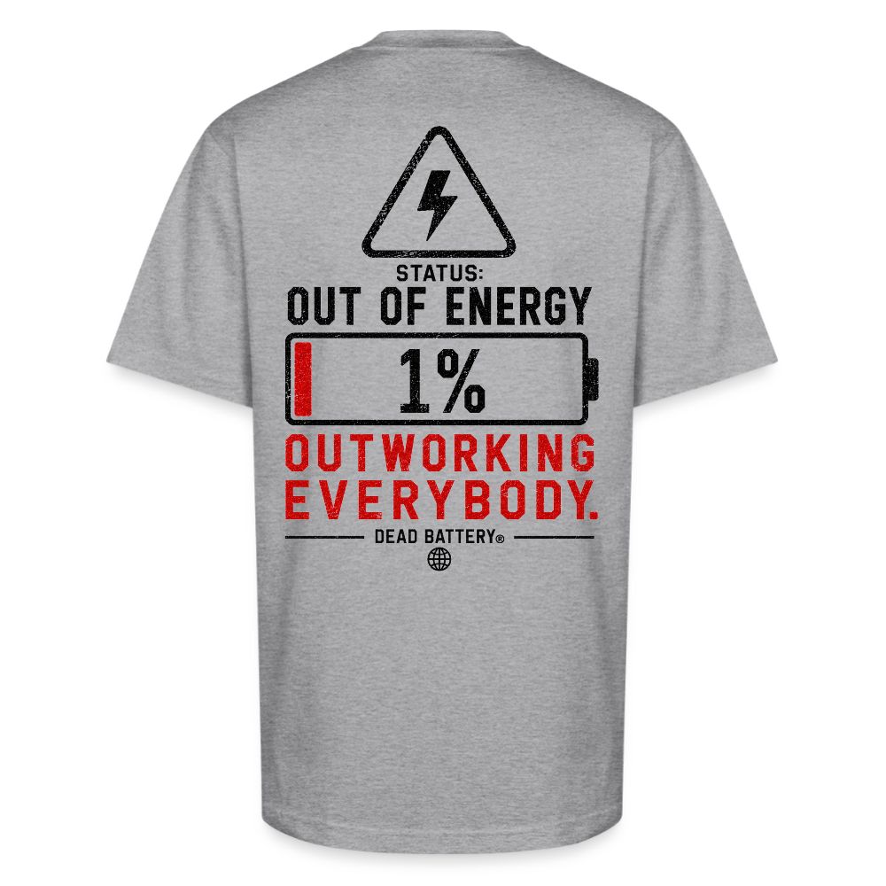 1% Tee - heather gray