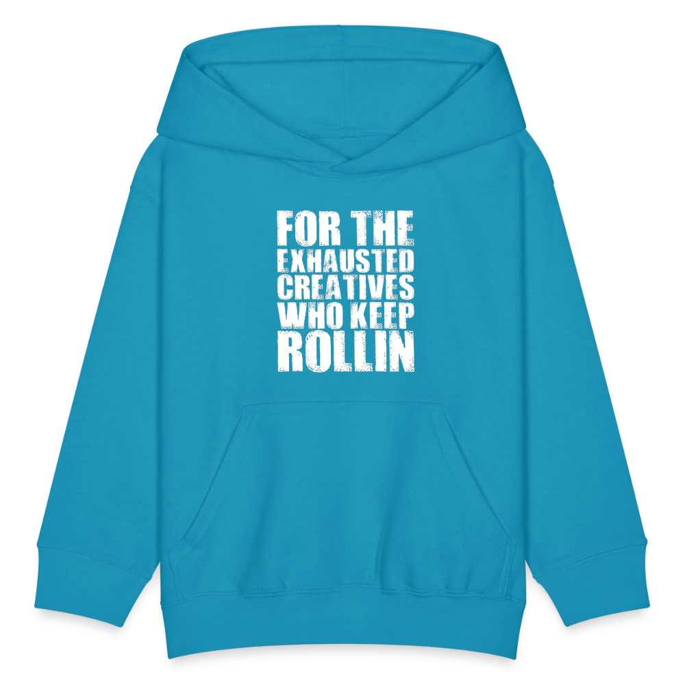 Mini Creators hoodie - turquoise