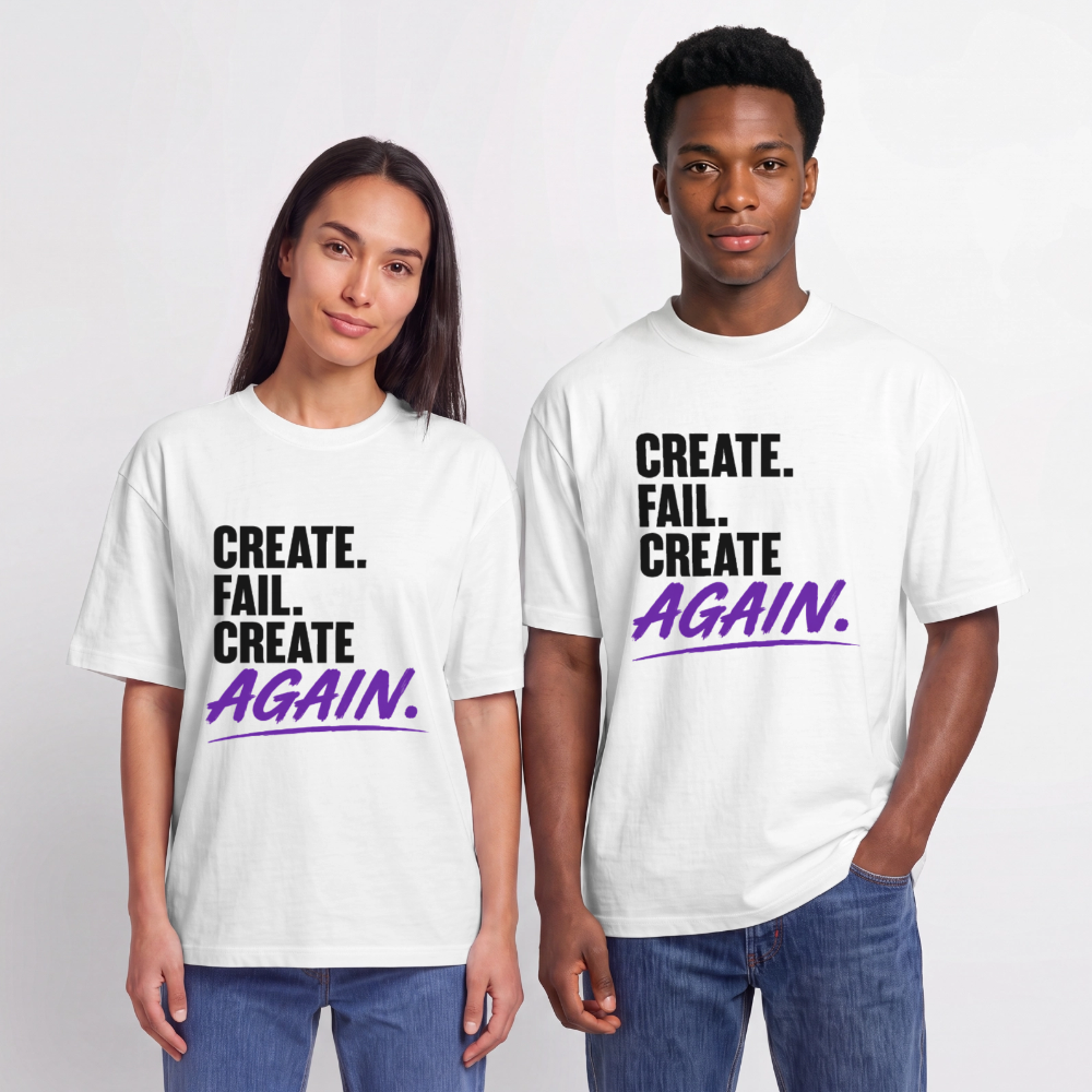 Create Again Tee - white