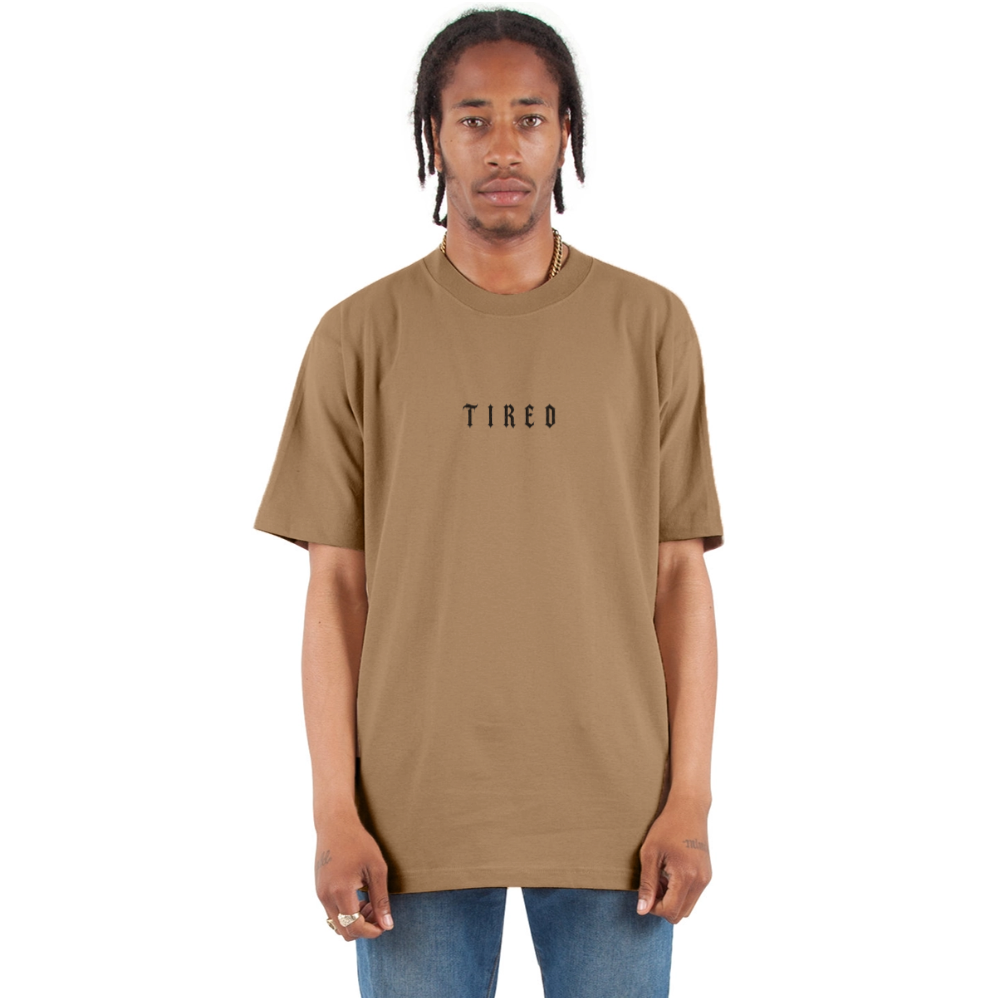 Tired, Not Done Tee - khaki