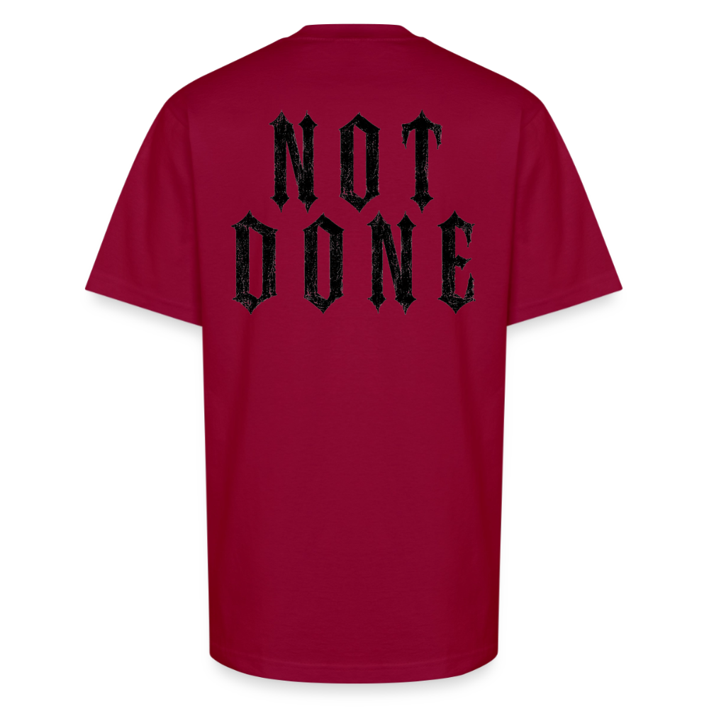Tired, Not Done Tee - cardinal