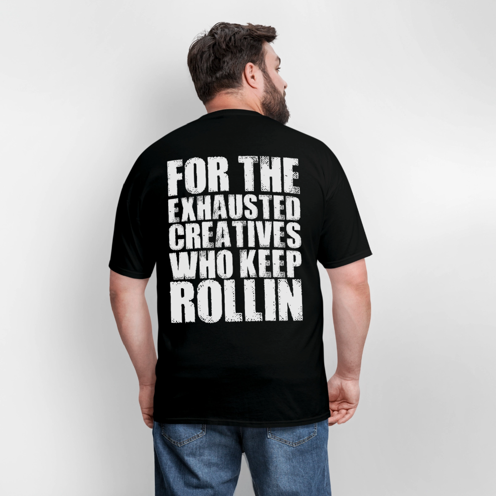 Exhausted Creators Tee - black