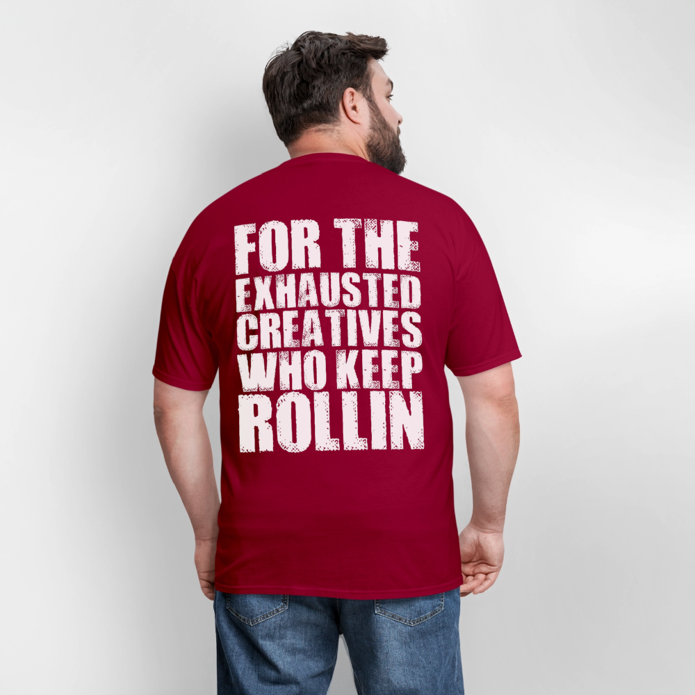 Exhausted Creators Tee - true red