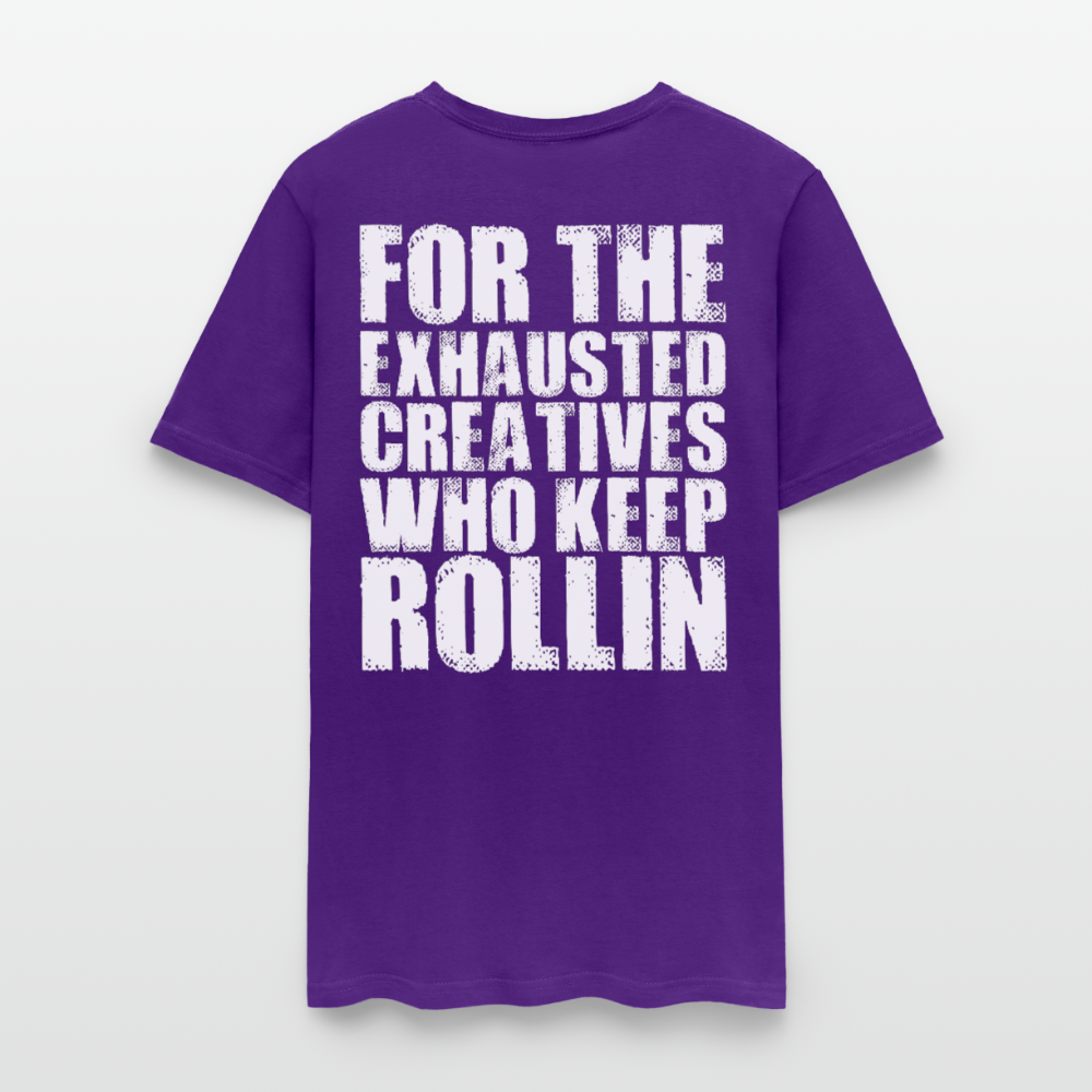 Exhausted Creators Tee - purple