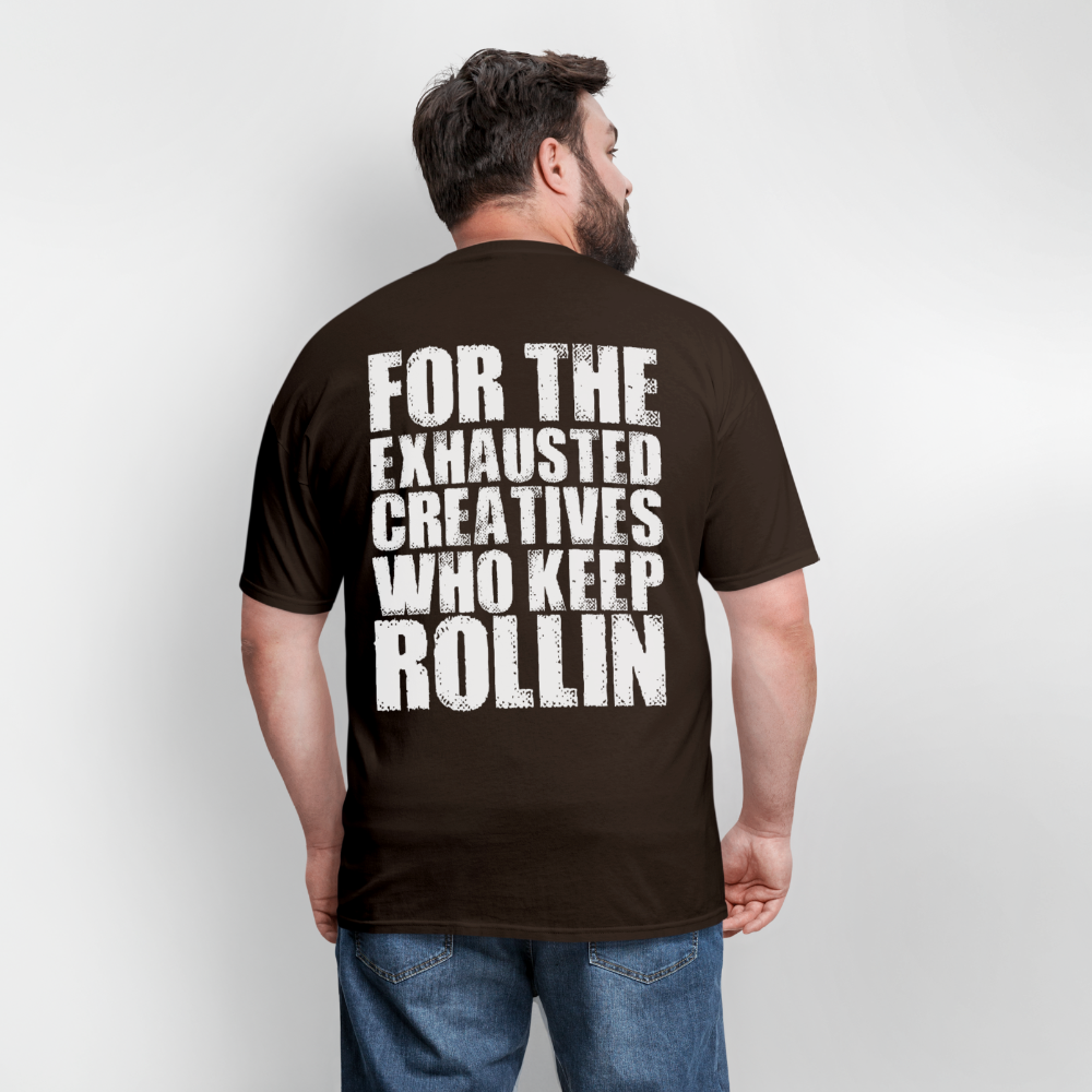 Exhausted Creators Tee - brown