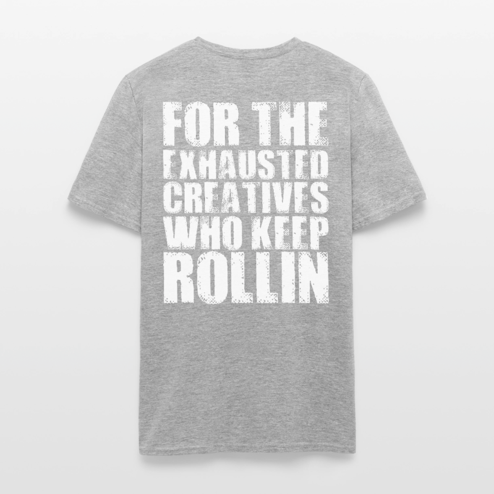 Exhausted Creators Tee - heather gray