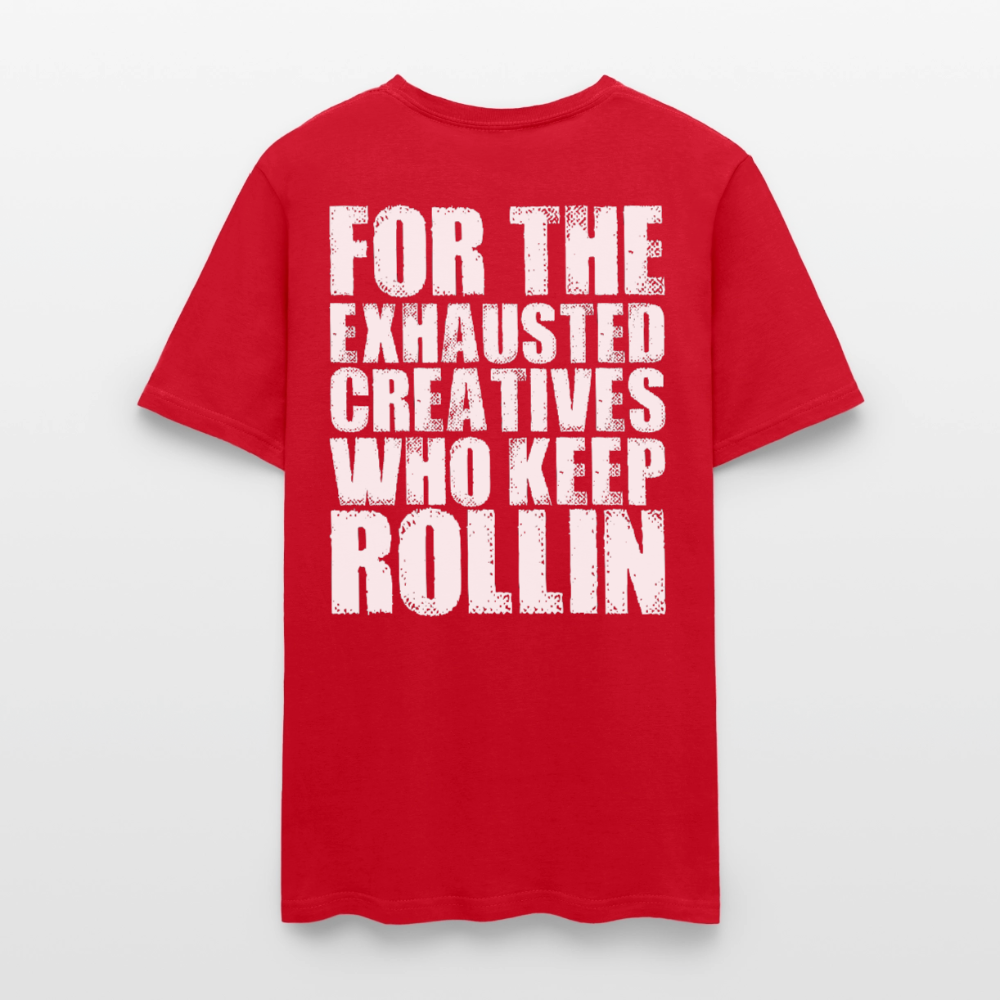 Exhausted Creators Tee - red