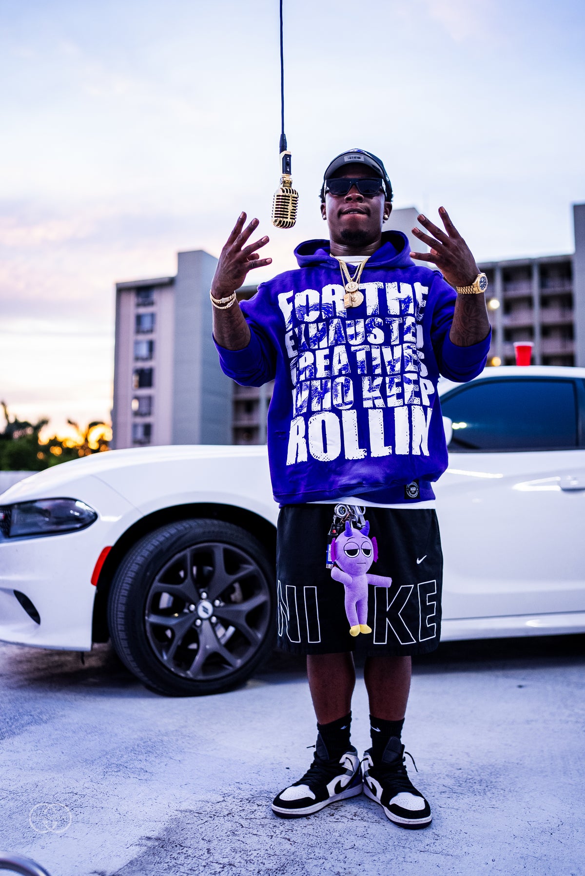 002 – Purple Voltage Hoodie